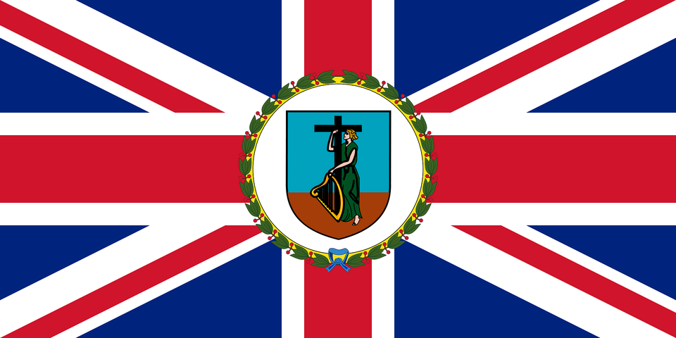 Flag Of The Governor Of Montserrat Clipart, Person, Emblem, Symbol, Face Free Png
