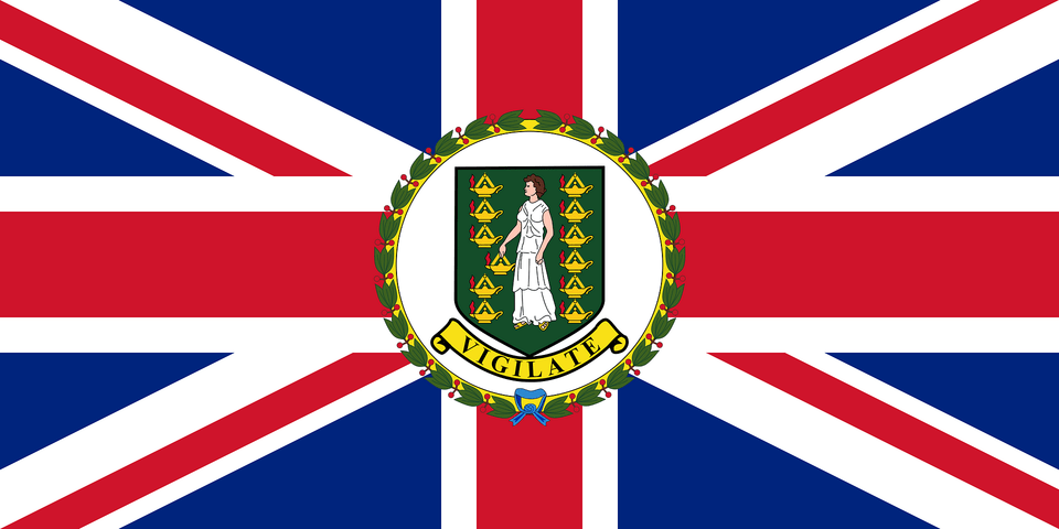 Flag Of The Governor Of The British Virgin Islands Clipart, Person, Emblem, Symbol, Logo Free Transparent Png