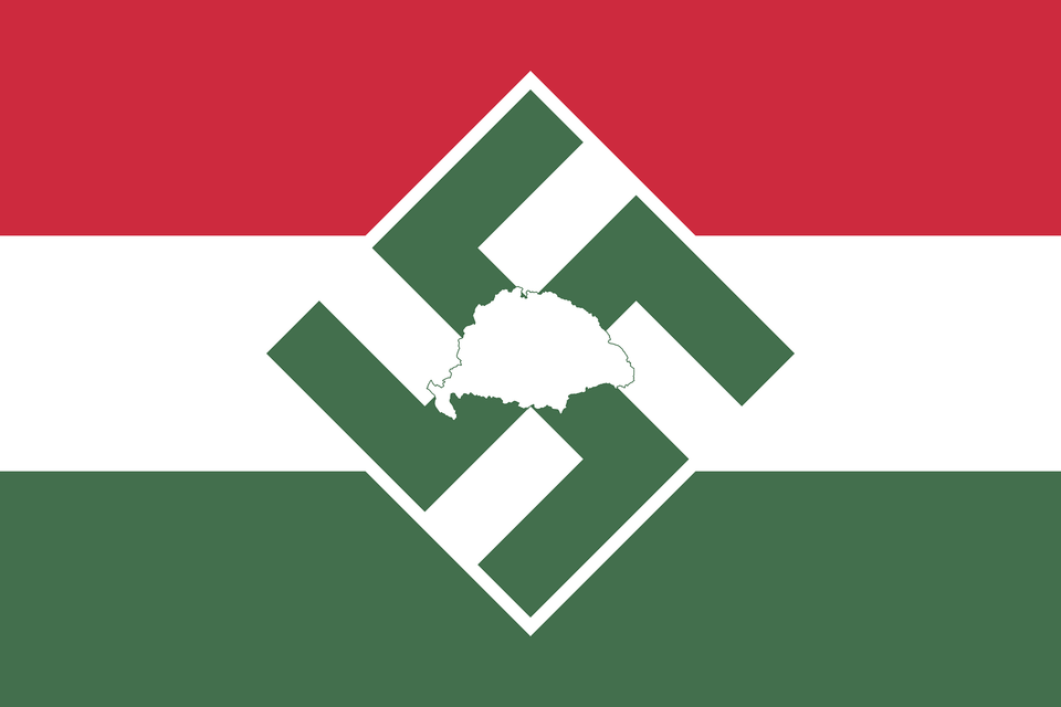Flag Of The Hungarian National Socialist Agricultural Labourers39 And Workers39 Party 1932 1933 Clipart, Symbol, Logo, Recycling Symbol Free Png