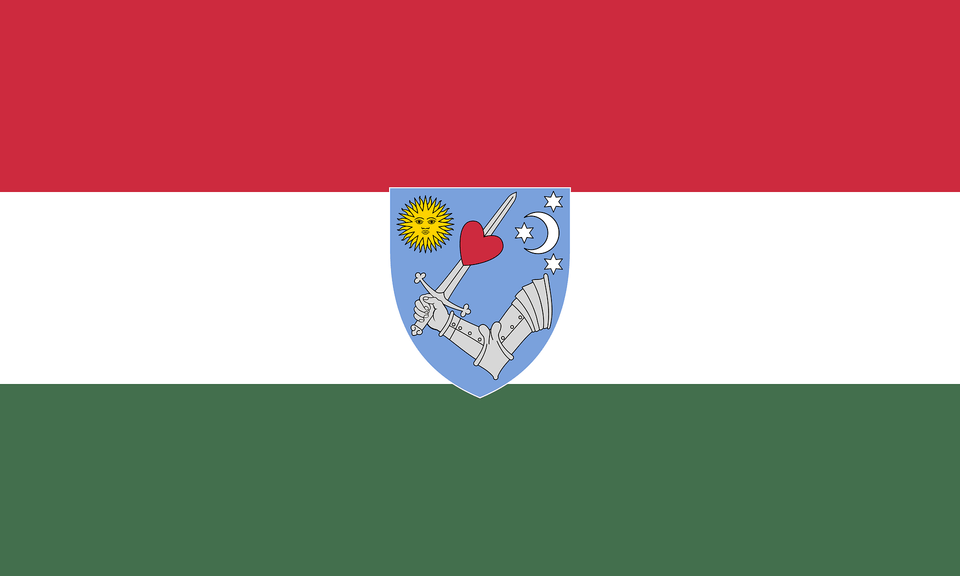 Flag Of The Hungarian Scout Association 1970s Reverse Clipart, Armor, Shield Png Image