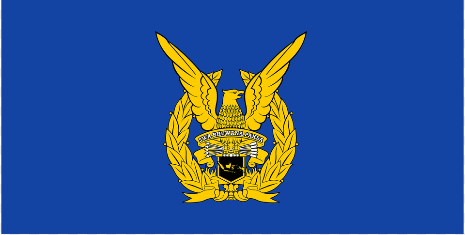 Flag Of The Indonesian Air Force Clipart, Emblem, Symbol, Logo, Animal Png