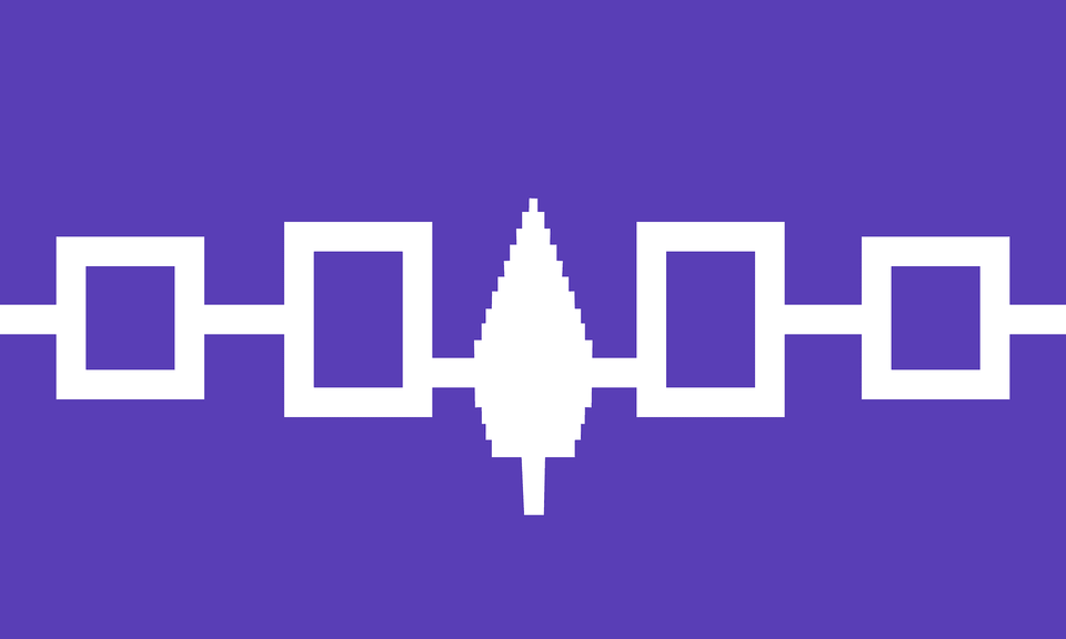 Flag Of The Iroquois Confederacy Clipart, Purple, Weapon Free Png