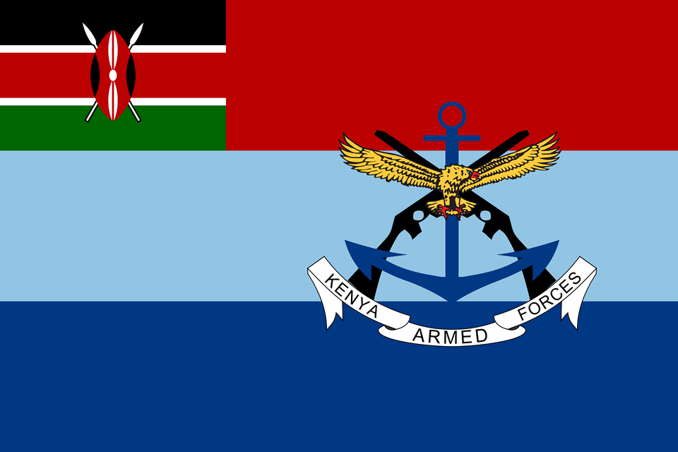 Flag Of The Kenya Defence Forces Clipart, Electronics, Hardware, Emblem, Symbol Png
