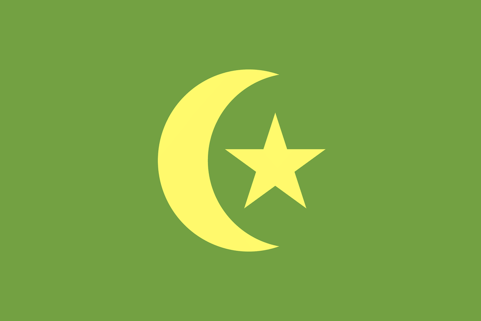 Flag Of The Khanate Of Kokand Clipart, Star Symbol, Symbol, Nature, Night Png