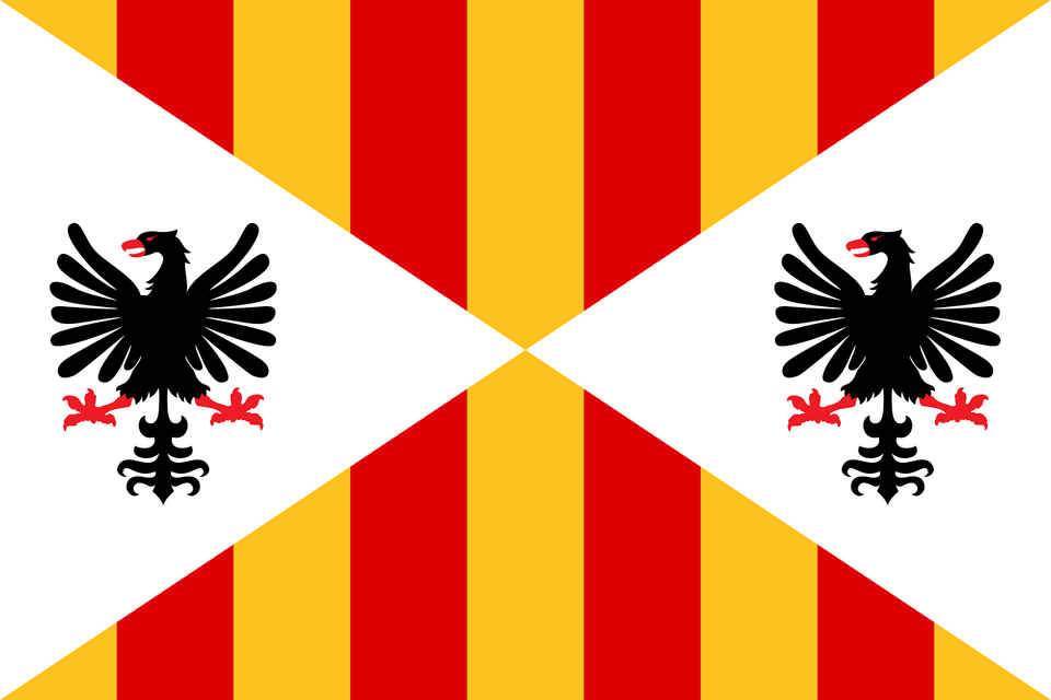 Flag Of The Kingdom Of Sicily Clipart, Animal, Bird, Emblem, Symbol Free Png