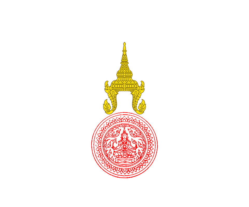 Flag Of The Minister Of Foreign Affair Of Thailand 1939 Clipart, Logo, Badge, Symbol, Gold Free Png