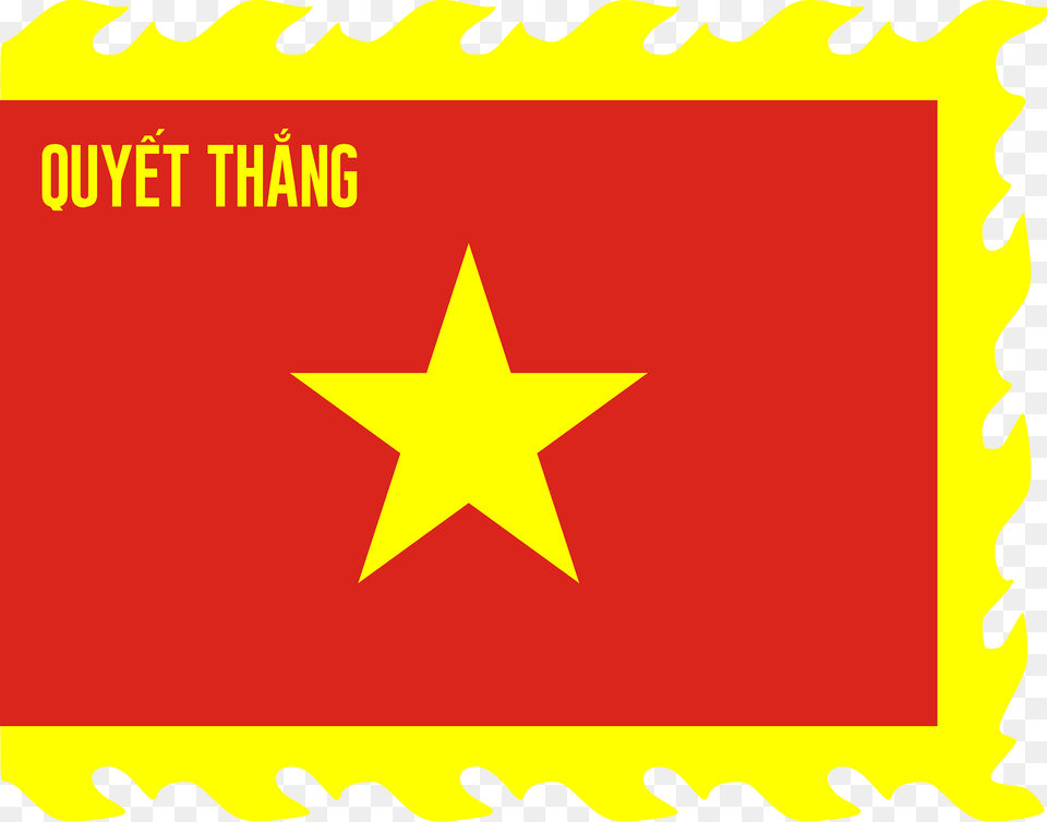 Flag Of The People39s Army Of Vietnam Dragon Tail Variant Clipart, Star Symbol, Symbol Png