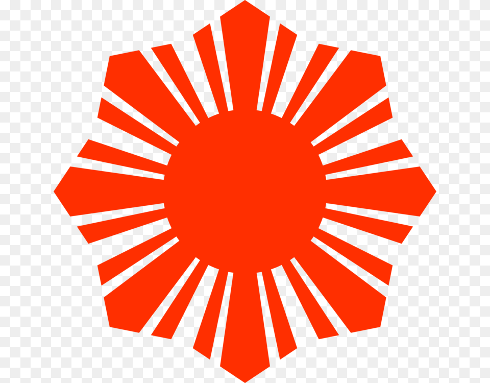 Flag Of The Philippines Solar Symbol Philippine Declaration, Logo, Person, Flower, Plant Png Image