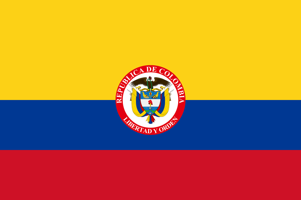 Flag Of The President Of Colombia Clipart, Logo, Symbol Free Png