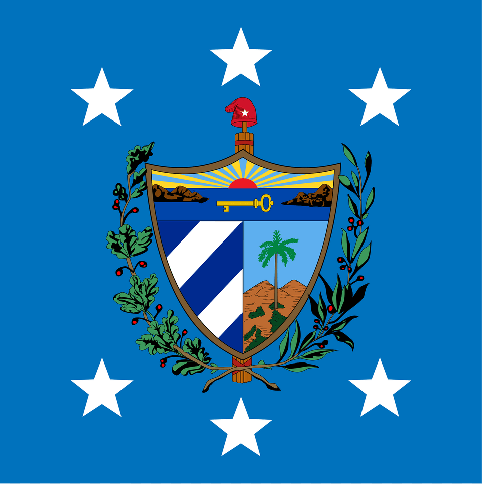 Flag Of The President Of Cuba Clipart, Emblem, Symbol, Armor, Dynamite Png