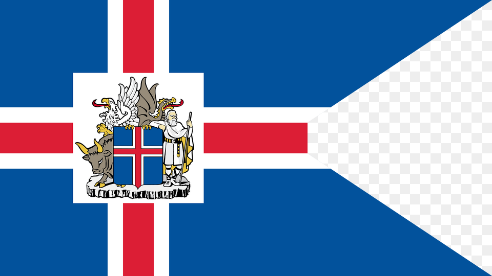 Flag Of The President Of Iceland Clipart, Person, Logo Free Png Download