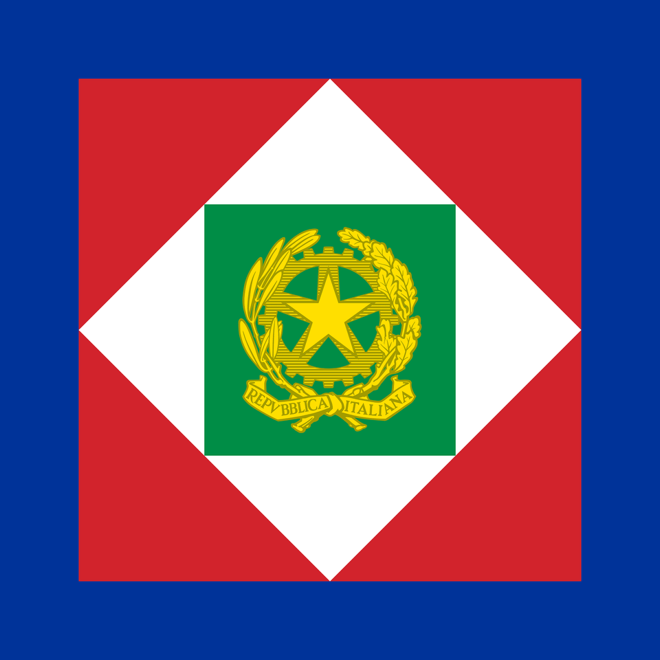 Flag Of The President Of Italy Clipart Png