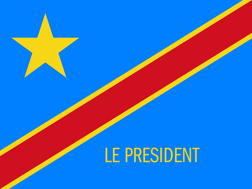 Flag Of The President Of The Democratic Republic Of The Congo Type 2 Clipart Png