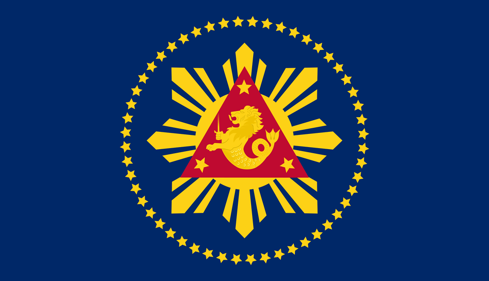 Flag Of The President Of The Philippines 1951 1965 Clipart, Logo, Emblem, Symbol Png