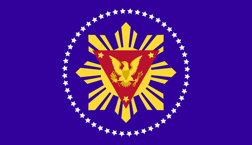 Flag Of The President Of The Philippines 1981 1986 Clipart, Logo, Emblem, Symbol, Animal Free Png Download