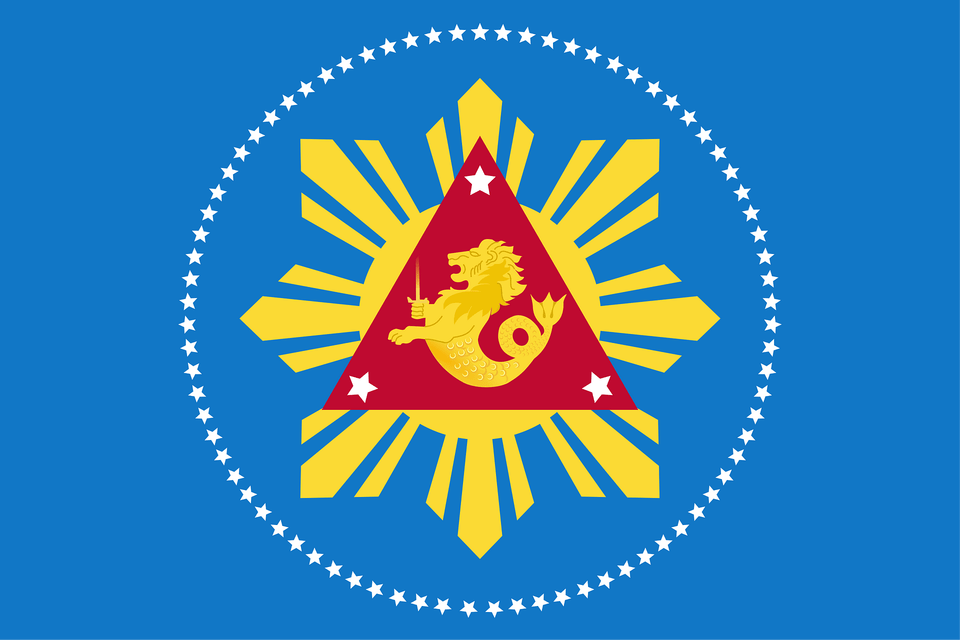 Flag Of The President Of The Philippines 1986 2004 Clipart, Clothing, Hat, Logo Free Png Download