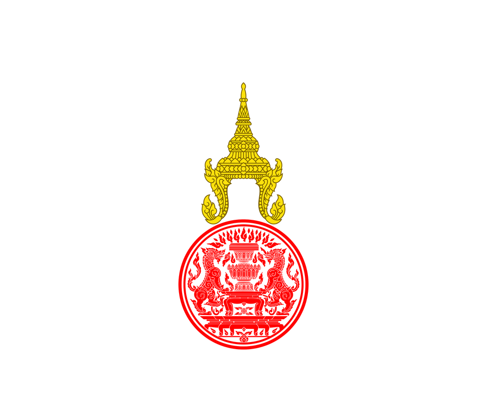 Flag Of The Prime Minister Of Thailand 1939 Clipart, Badge, Logo, Symbol, Gold Png Image