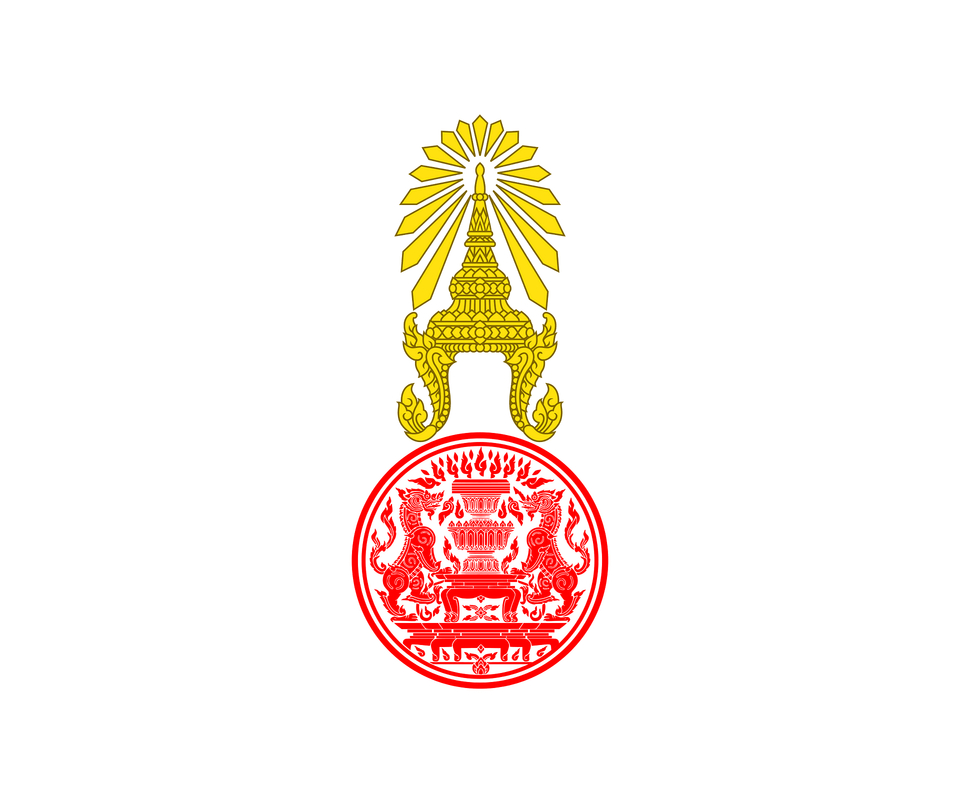 Flag Of The Prime Minister Of Thailand Clipart, Logo, Badge, Cream, Dessert Png