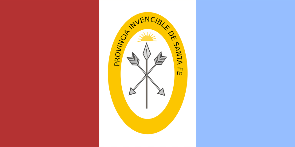 Flag Of The Province Of Santa Fe Argentina Clipart, Weapon Free Transparent Png