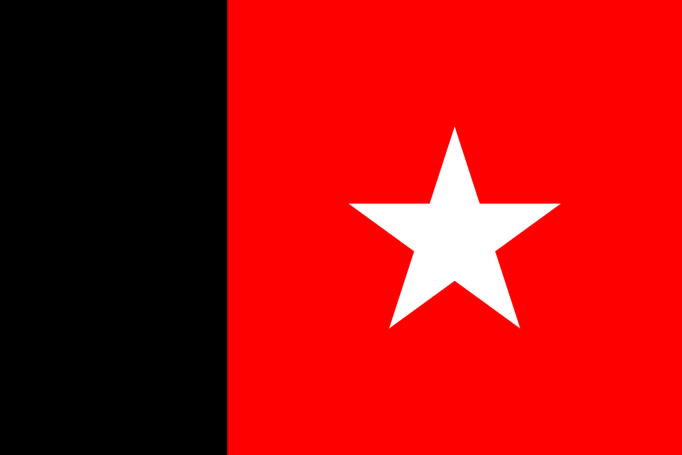 Flag Of The Republic Of Independent Guyana 1887 1904 Clipart, Star Symbol, Symbol Png