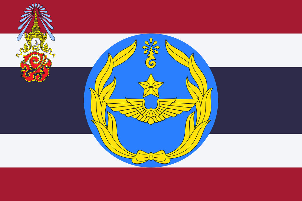 Flag Of The Royal Thai Air Force 1939 1946 Clipart, Emblem, Symbol, Logo, Badge Free Png