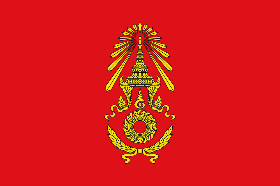Flag Of The Royal Thai Army Clipart, Emblem, Symbol Free Png