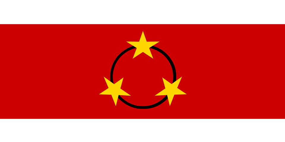 Flag Of The Sarawak People39s Guerilla Force Clipart, Star Symbol, Symbol Free Transparent Png