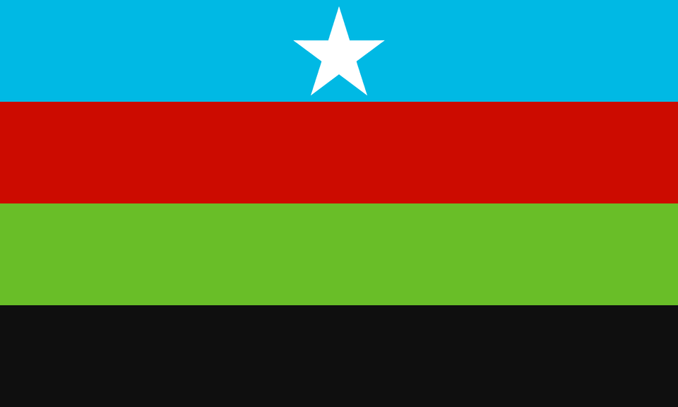 Flag Of The Somali Bantu Liberation Movement Clipart, Star Symbol, Symbol Free Transparent Png