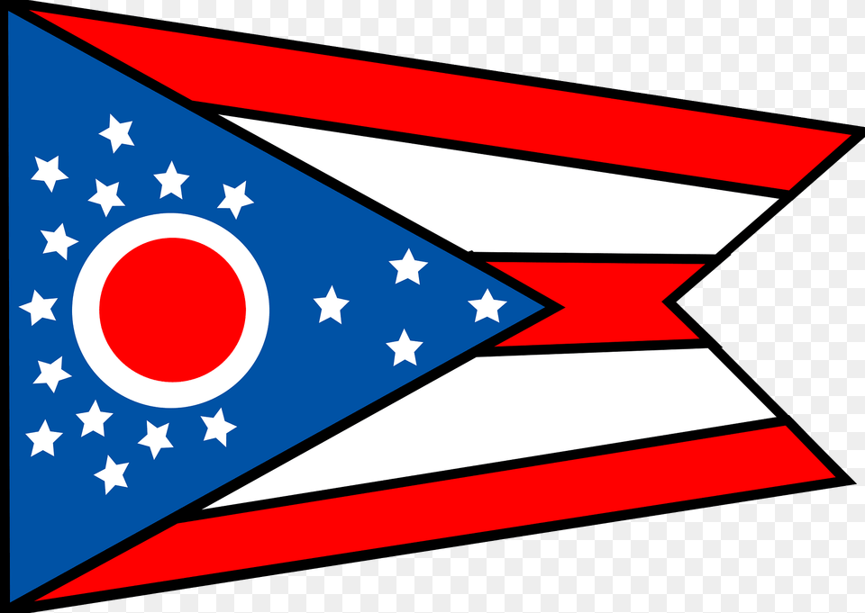 Flag Of The State Of Ohio Clipart Free Png Download