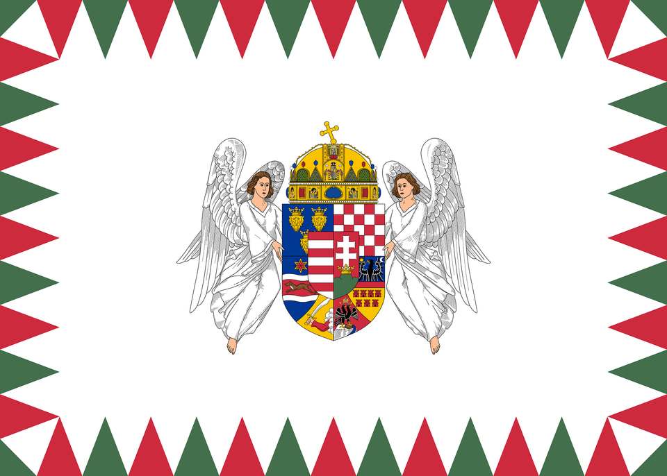 Flag Of The Supreme Warlord Of The Royal Hungarian Defence Forces 1939 1945 On Land Clipart, Person, Face, Head Free Png