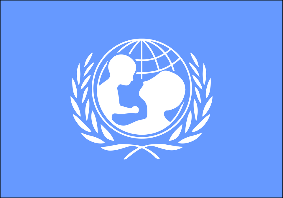 Flag Of The Unicef Clipart, Symbol, Logo, Baby, Person Png