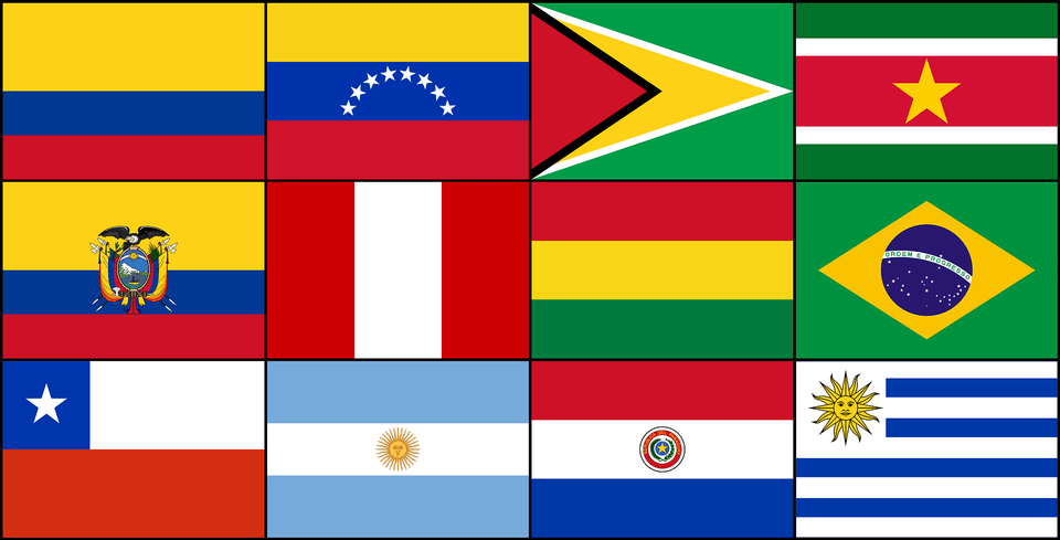 Flag Of The Union Of South American Nations Clipart Free Transparent Png