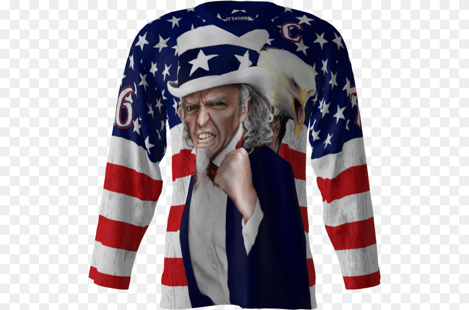 Flag Of The United States, American Flag, Adult, Shirt, Person Free Png