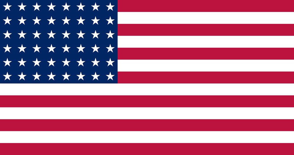 Flag Of The United States 1912 1959 Clipart, American Flag Png Image