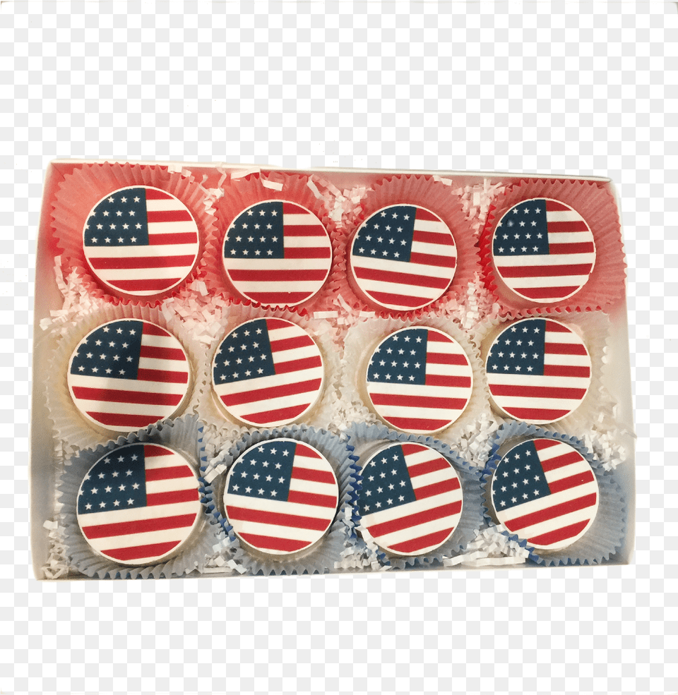 Flag Of The United States, American Flag, Cream, Dessert, Food Free Png Download