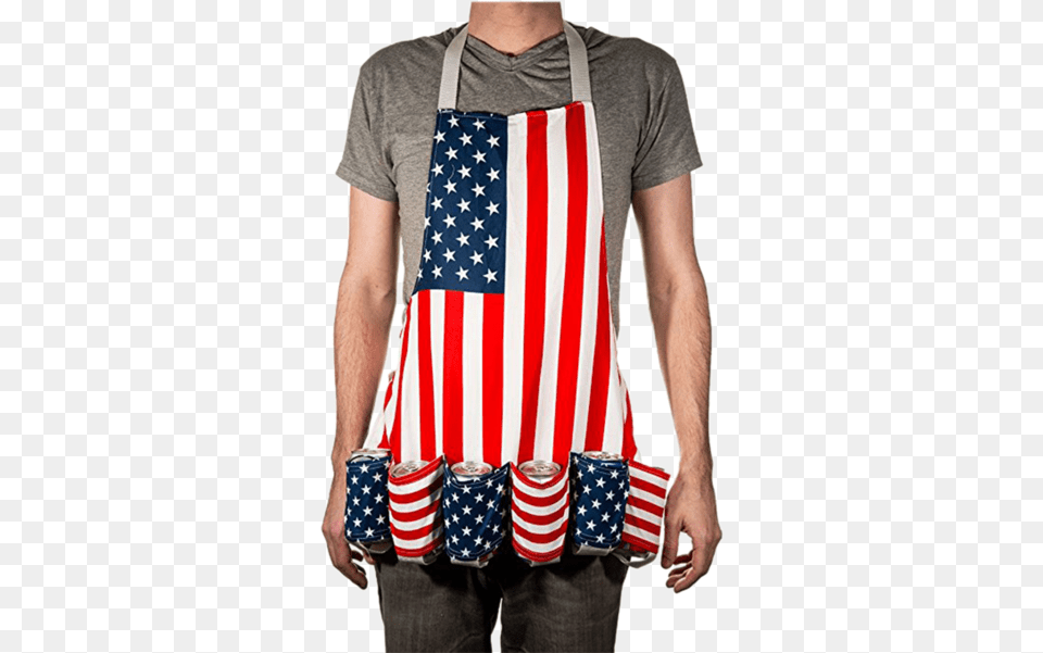 Flag Of The United States, American Flag, Clothing, T-shirt, Apron Png Image