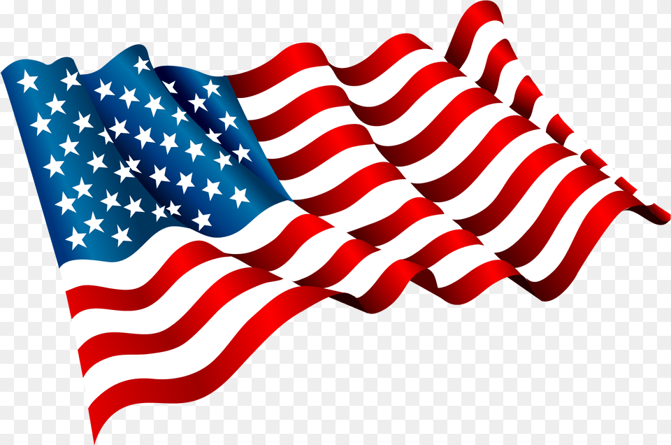 Flag Of The United States Clip Art Flying American Flag Vector, American Flag, Dynamite, Weapon Free Png Download