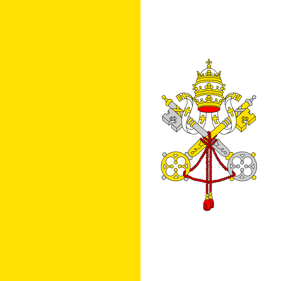 Flag Of The Vatican City Clipart Free Png Download