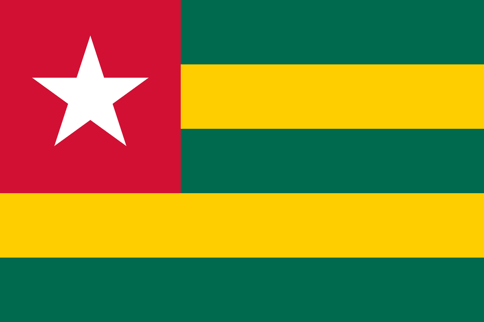 Flag Of Togo Clipart, Star Symbol, Symbol Free Png Download
