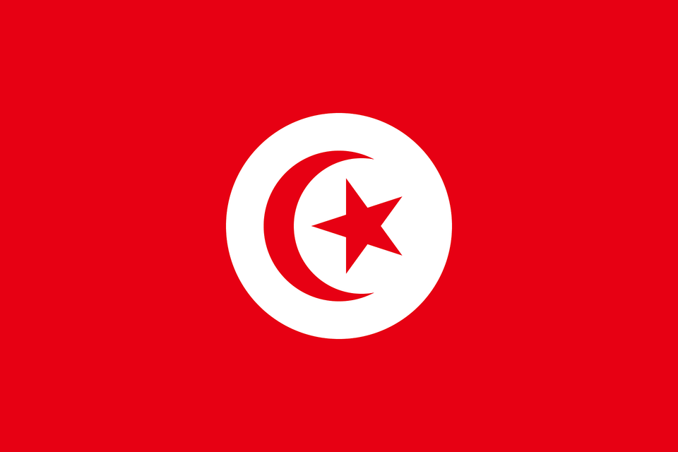 Flag Of Tunisia Clipart, Star Symbol, Symbol, Logo Png