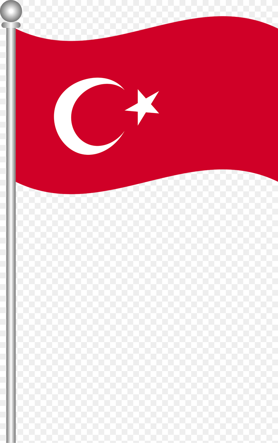Flag Of Turkey Clipart Free Transparent Png