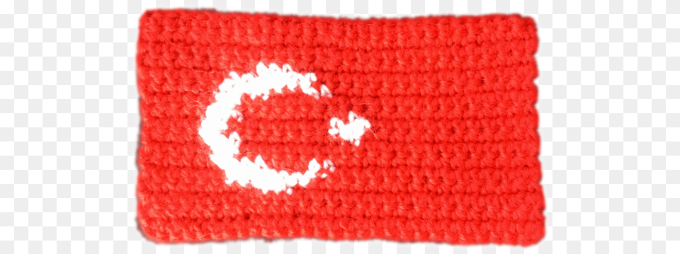 Flag Of Turkey Crochet, Home Decor, Rug Png Image