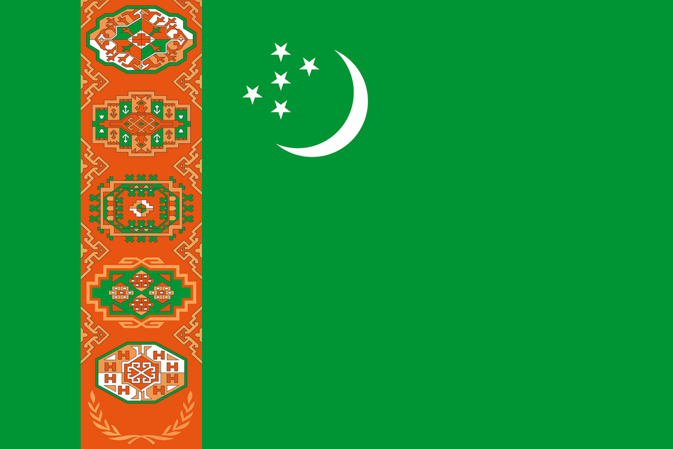 Flag Of Turkmenistan 2012 Summer Olympics Clipart, Pattern, Food, Ketchup Png Image