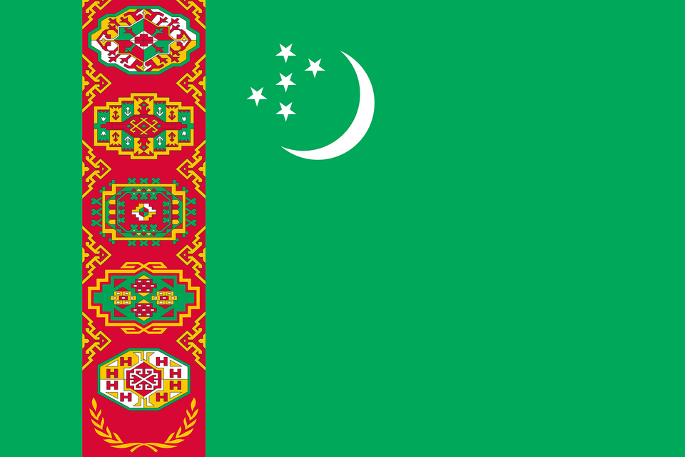 Flag Of Turkmenistan 2016 Summer Olympics Clipart, Pattern, Dynamite, Weapon Free Png Download