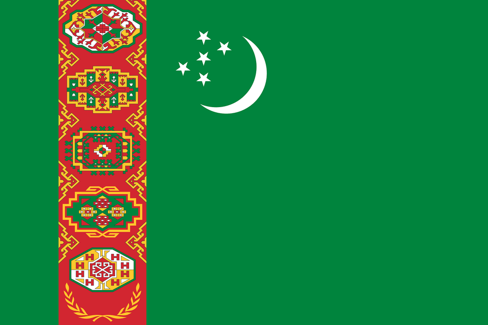 Flag Of Turkmenistan Clipart, Pattern, Dynamite, Weapon Free Png Download