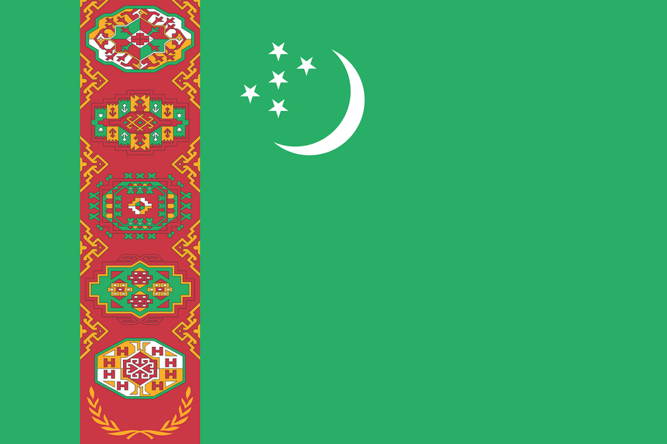 Flag Of Turkmenistan Clipart, Pattern, Home Decor, Dynamite, Weapon Free Png