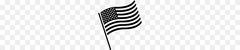 Flag Of United States Of America Icons Noun Project, Gray Free Transparent Png