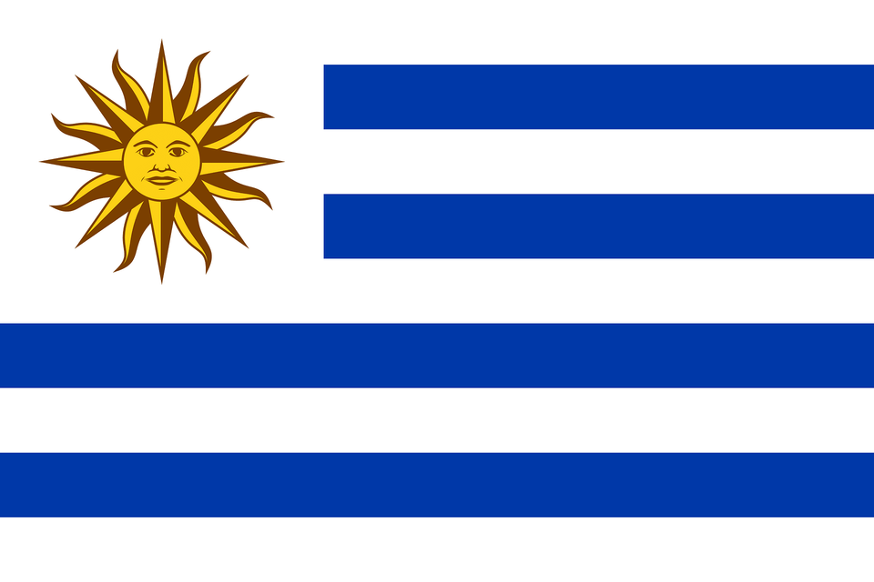 Flag Of Uruguay Clipart Png