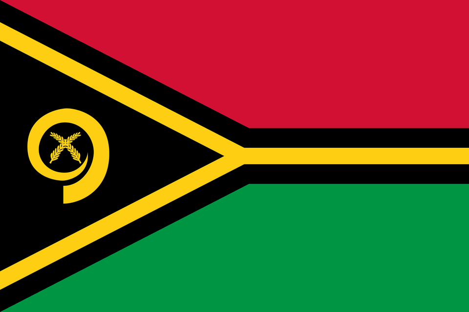 Flag Of Vanuatu 3 2 Clipart Png Image