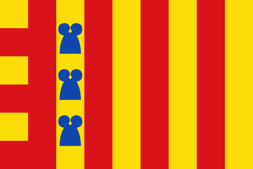Flag Of Verges Spain Clipart, Art, Modern Art, Person Free Png